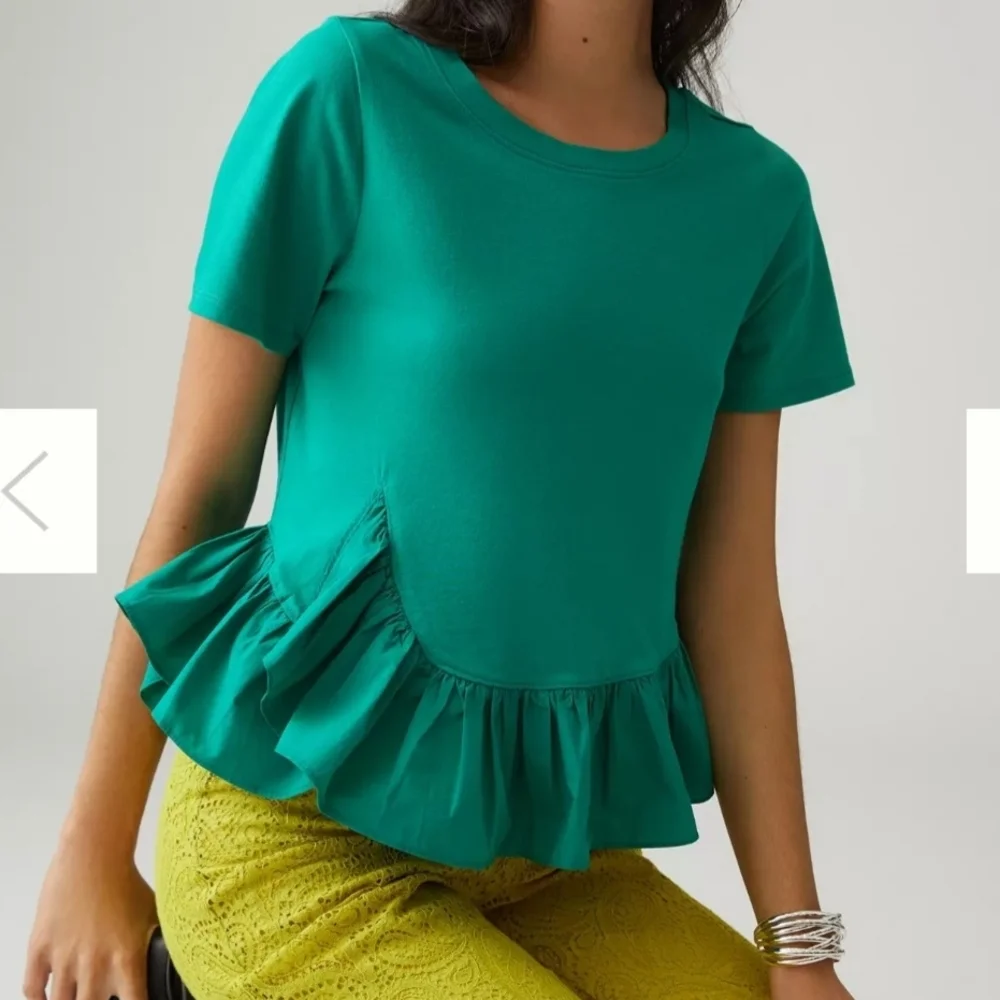 Maeve Ruffle-Hem Top - Picture 3 of 4